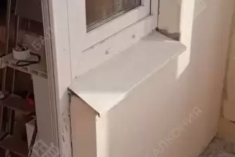 Отделка балкона с утеплением в доме серии п-111м