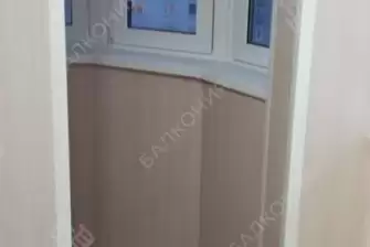 Отделка балкона с утеплением в доме серии п-111м