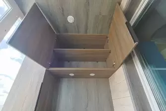 Создание кабинета и места хранения на лоджии 