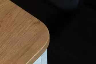 Отделка Г-образного балкона ламинатом с объединением с кухней