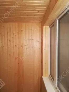 Остекление и отделка балкона Сапожок