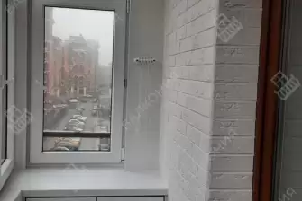 Отделка балкона под ключ с утеплением