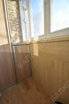 Отделка с утеплением балкона в панельном доме