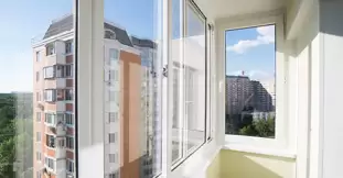 Остекление балкона системой слайдорс