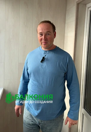 Утепление и отделка ламинатом балкона